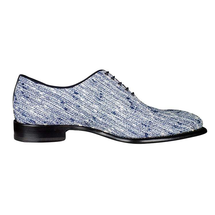 Cobalt Tweed Legare Lace Ups-7