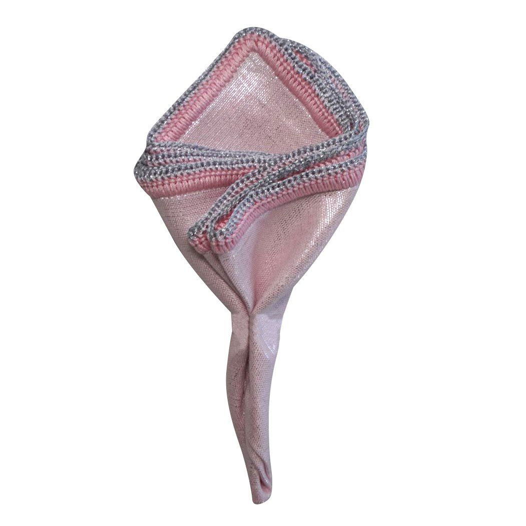 Pink Pearl with Pink and Silver Flake Border-1