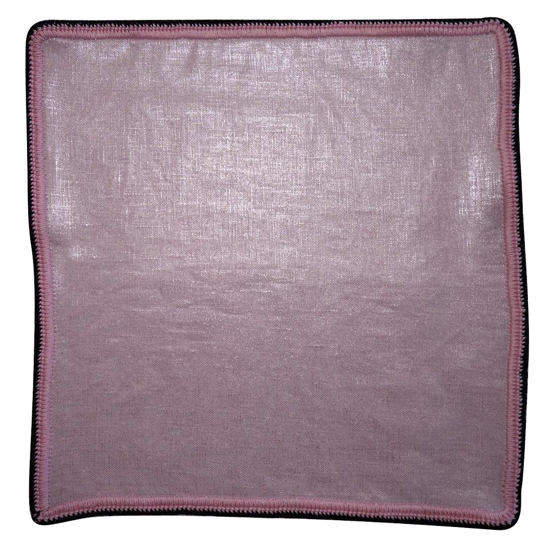 Pink Pearl with Pink and Black Diamond Flake Border-2