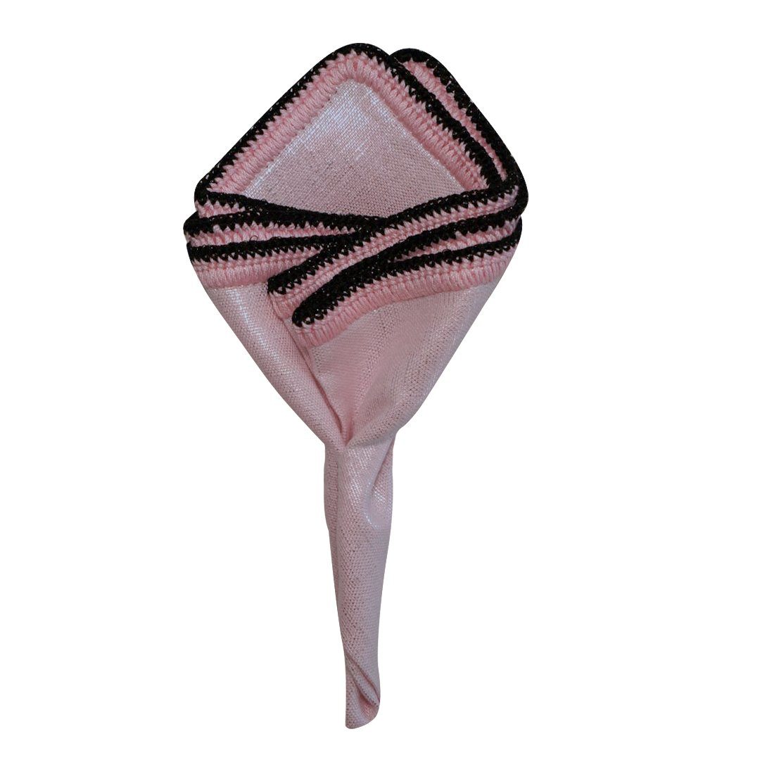 Pink Pearl with Pink and Black Diamond Flake Border-1