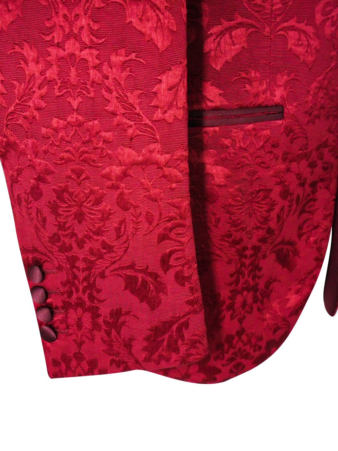 Burgundy Fiore Jacket-7