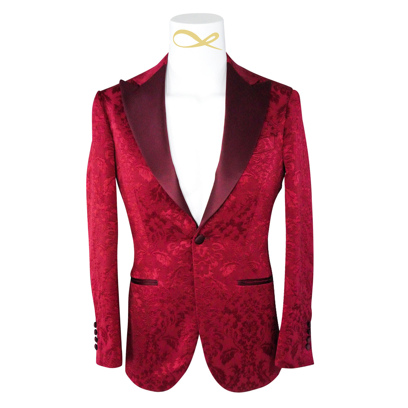 Burgundy Fiore Jacket-5