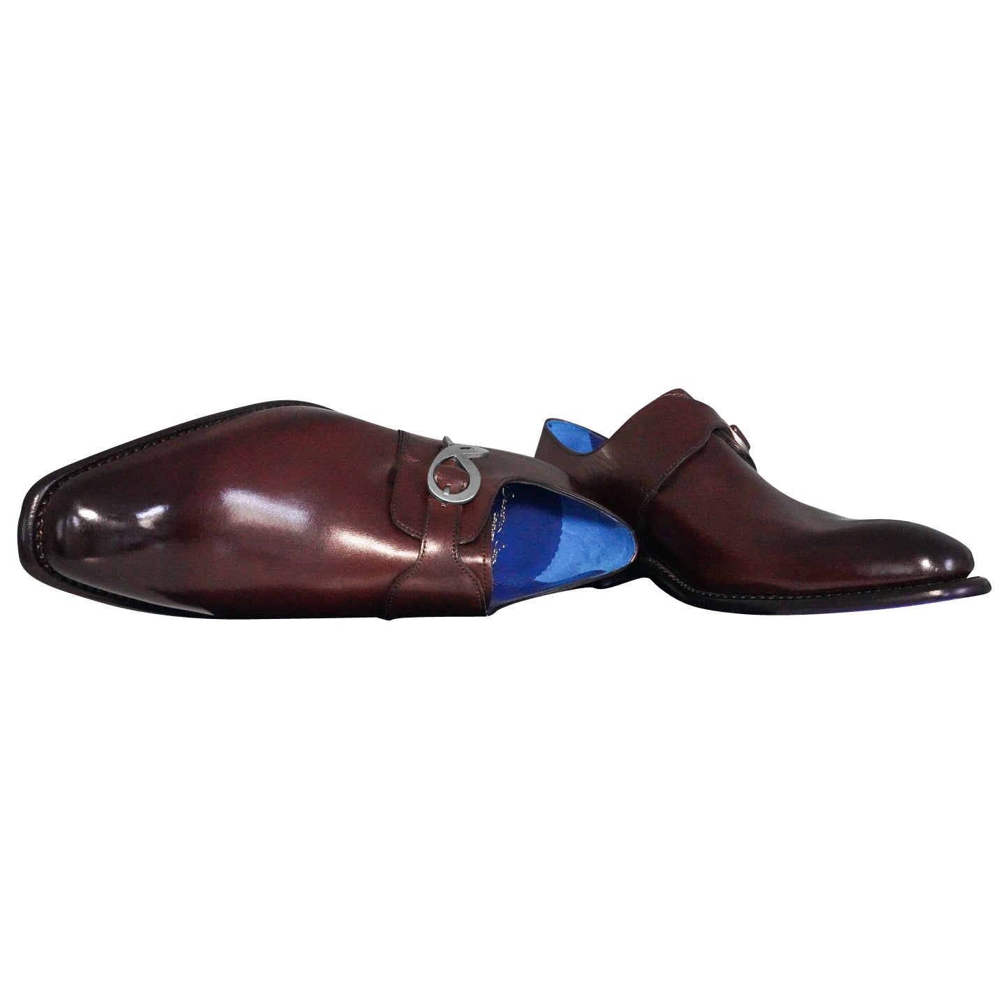 Cacao With Silver Hardware Monk Strap-9