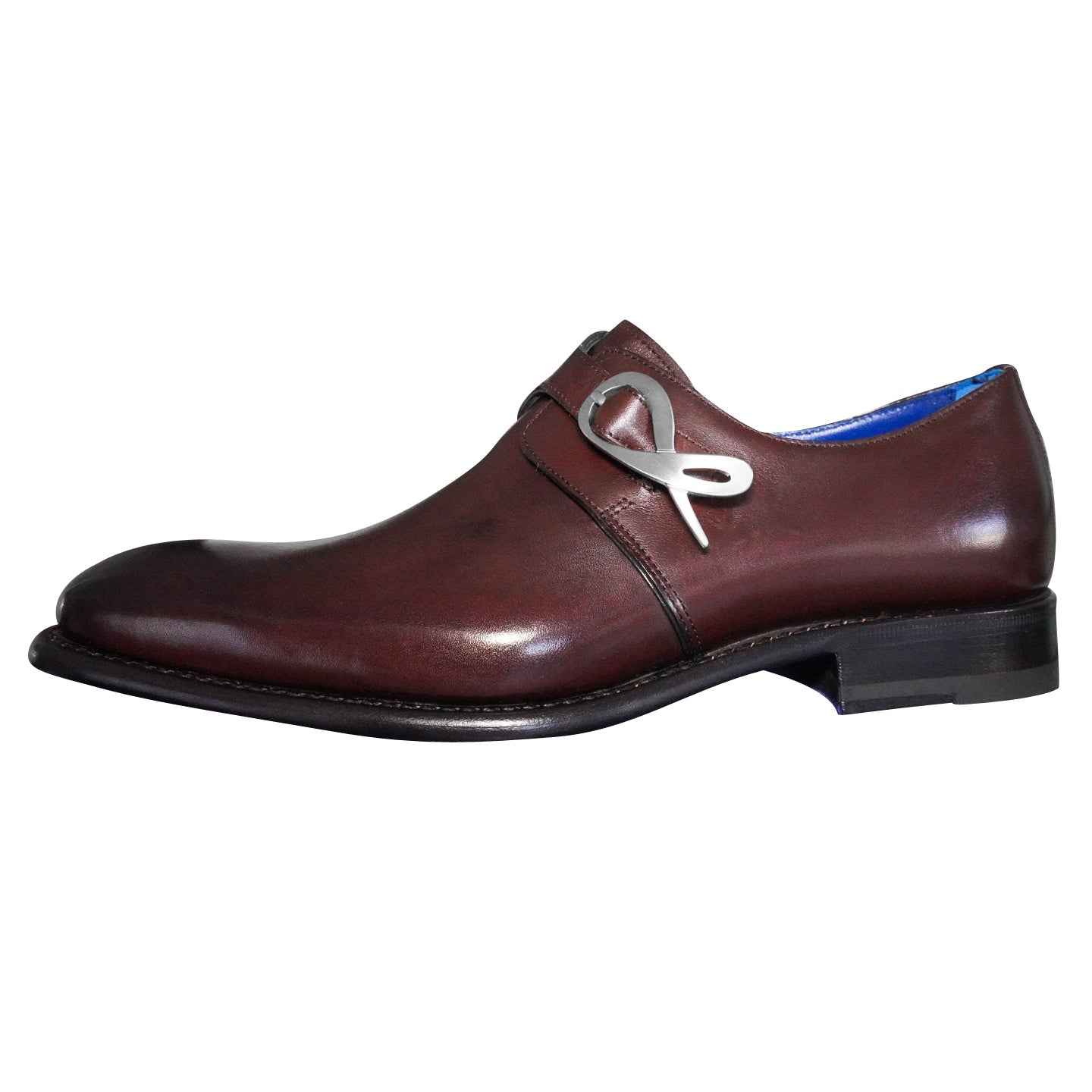 Cacao With Silver Hardware Monk Strap-7