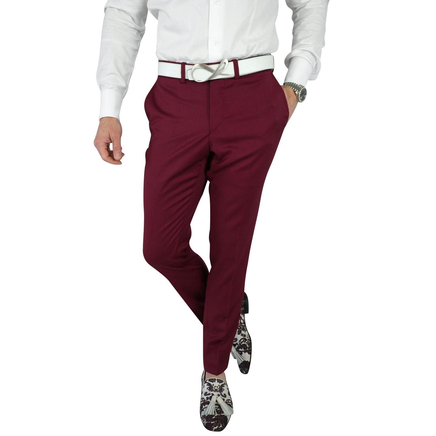 Burgundy Trousers @ The Vault