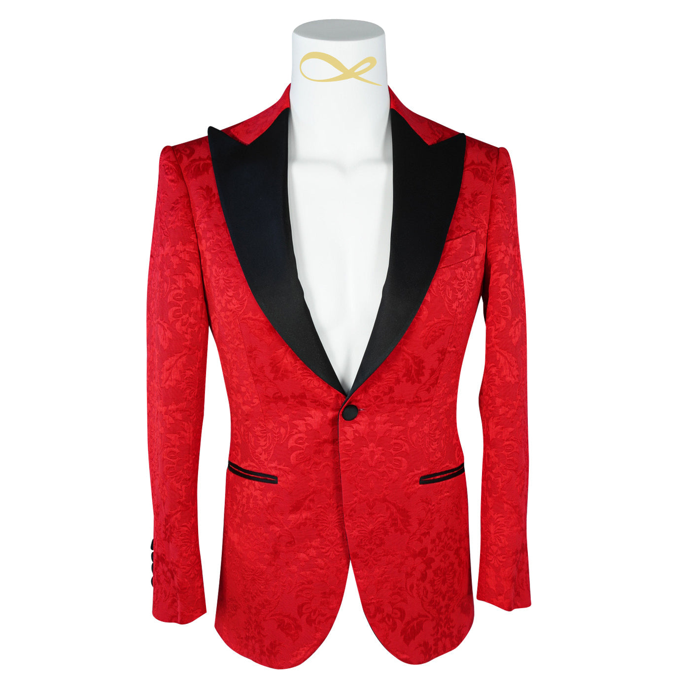 Red & Black Fiore Jacket-4