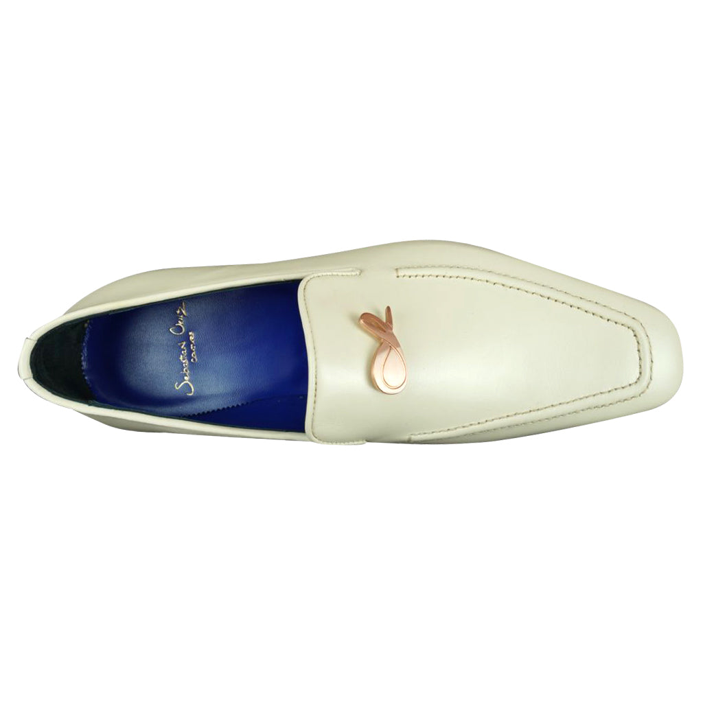 Classica Mascarpone With Rose Gold Hardware Leather Loafers @ The Vault-7