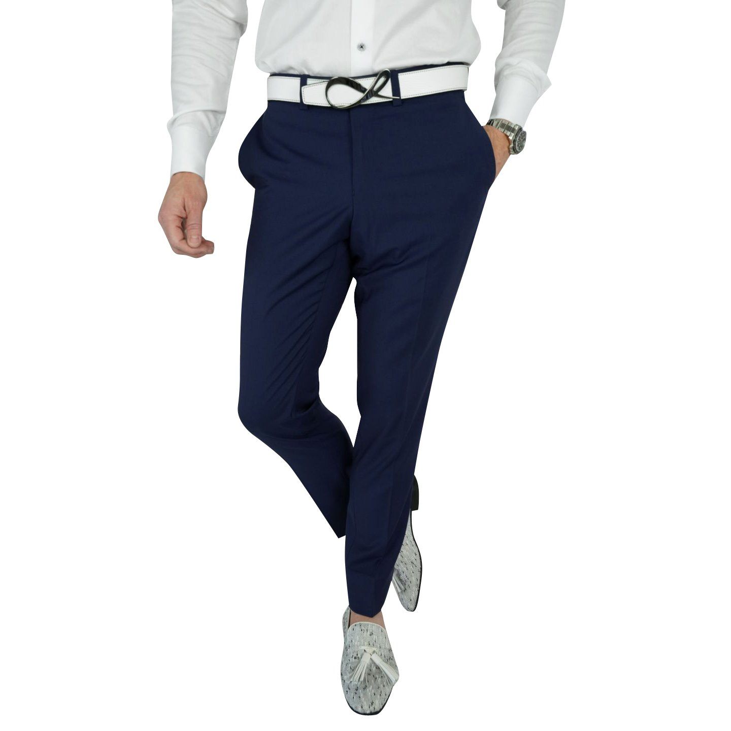 Navy Blue Trousers @ The Vault-1