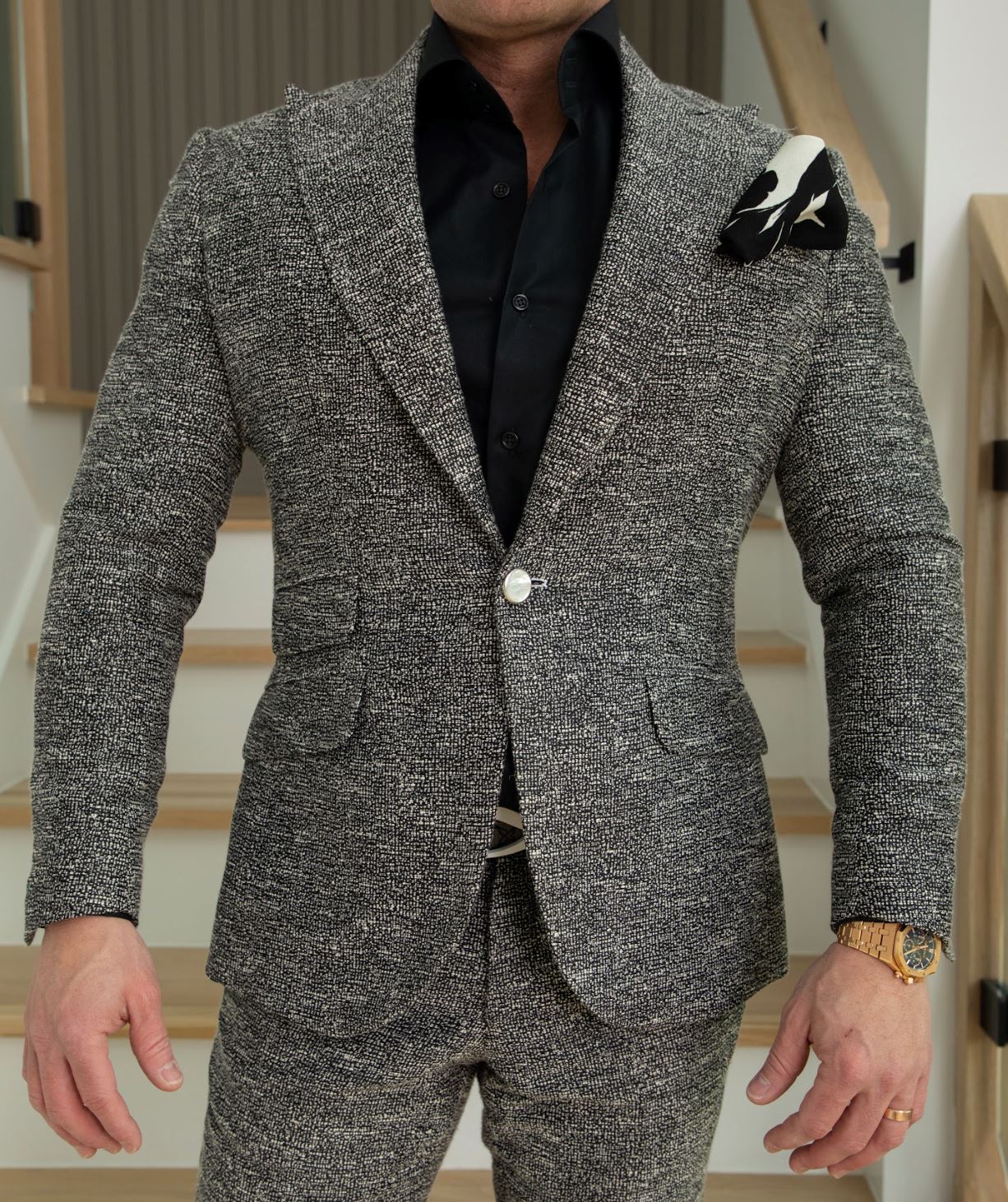 Carbon Grano Tweed Jacket @ The Vault