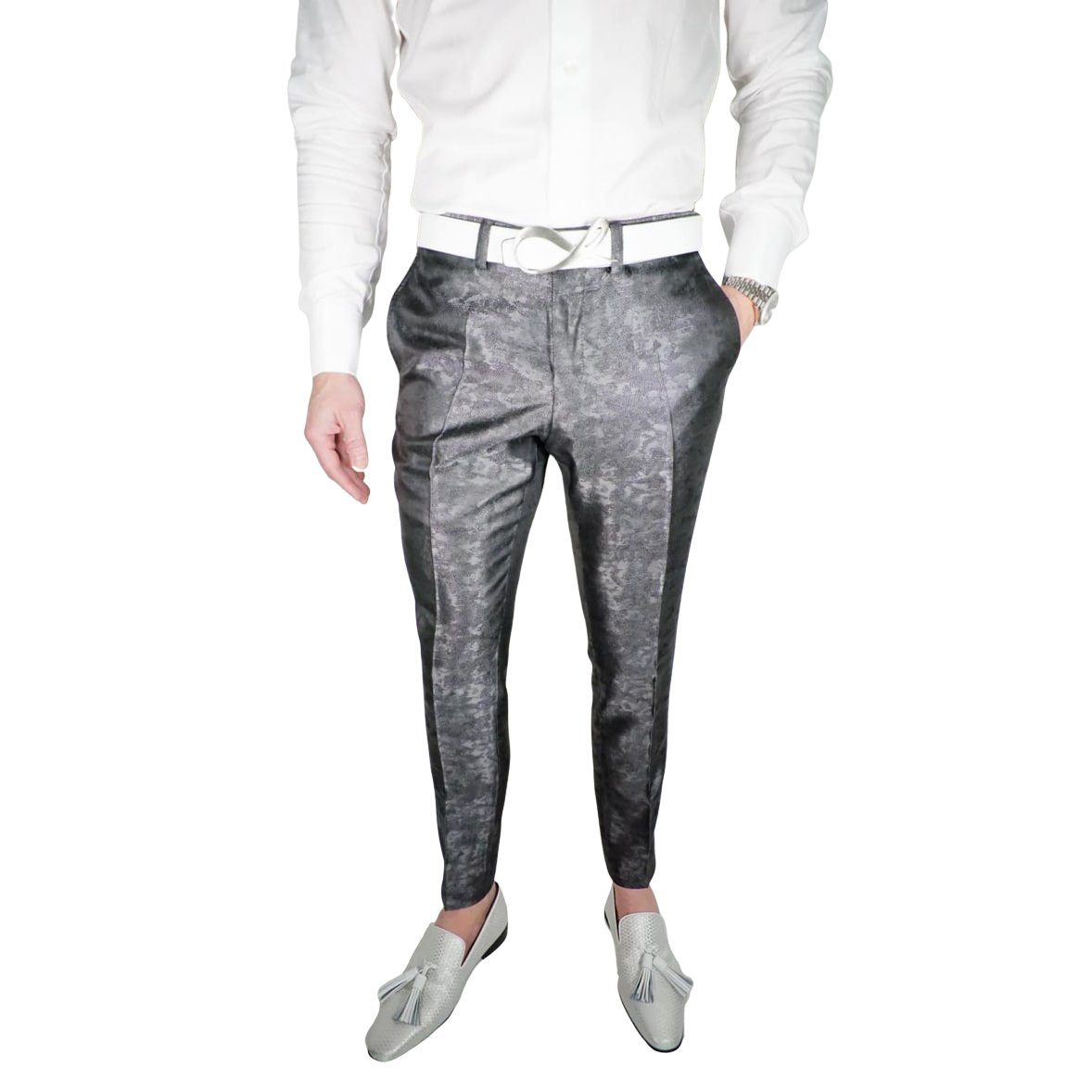 Gunmetal Brillo Trousers @ The Vault-3