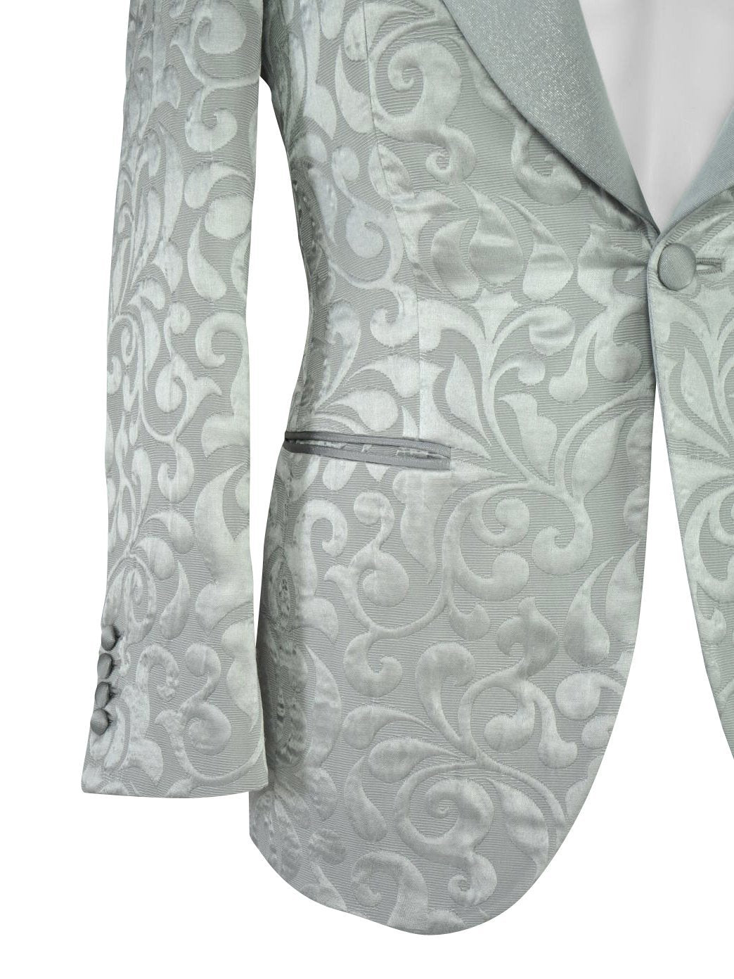 Silver Paisley Dinner Jacket-7