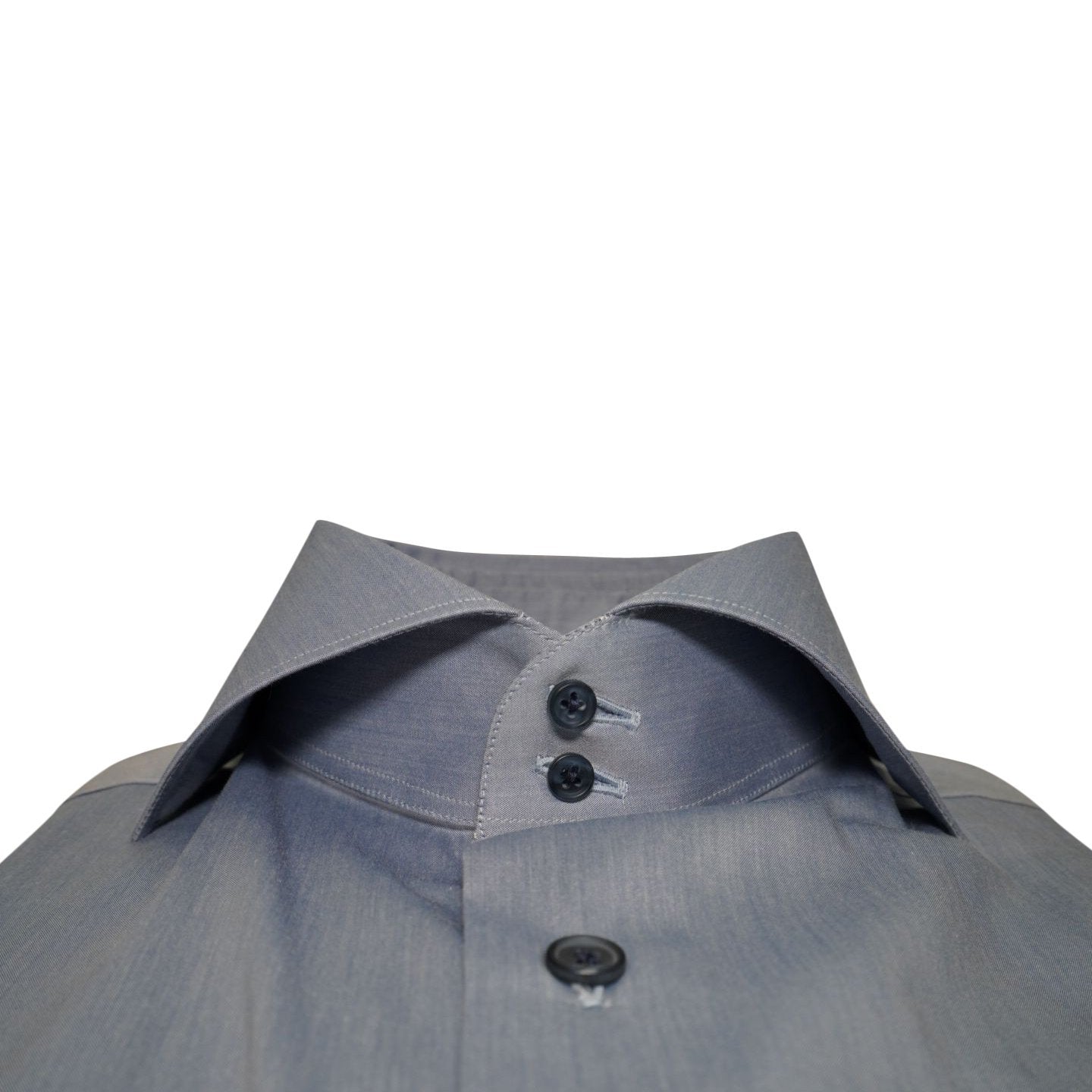 Brushed Vintage Denim Dress Shirt-3