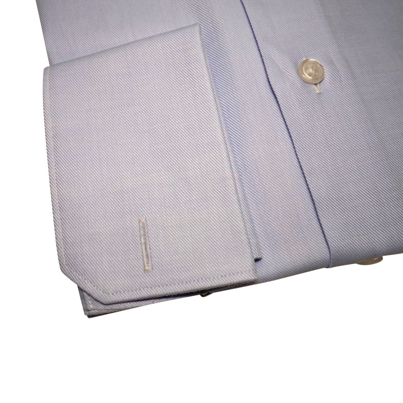 Light Blu Poplin Dress Shirt-5