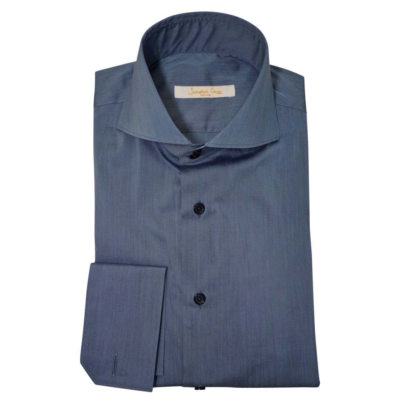 Brushed Steel Blue Dress Shirt – SCCBOLD