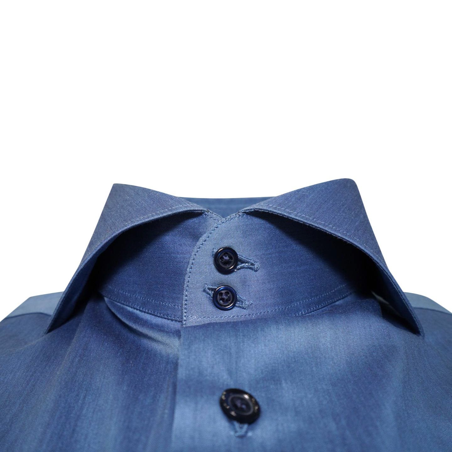 Brushed Steel Blue Dress Shirt-3