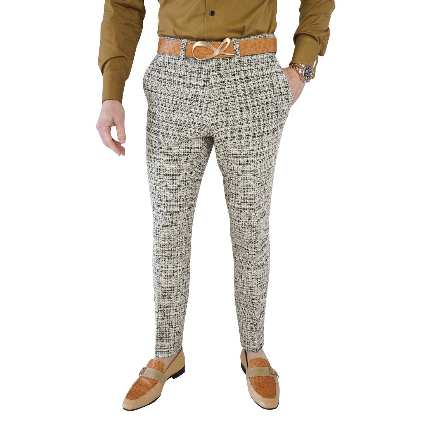 Biscotti Tweed Trousers @ The Vault-3