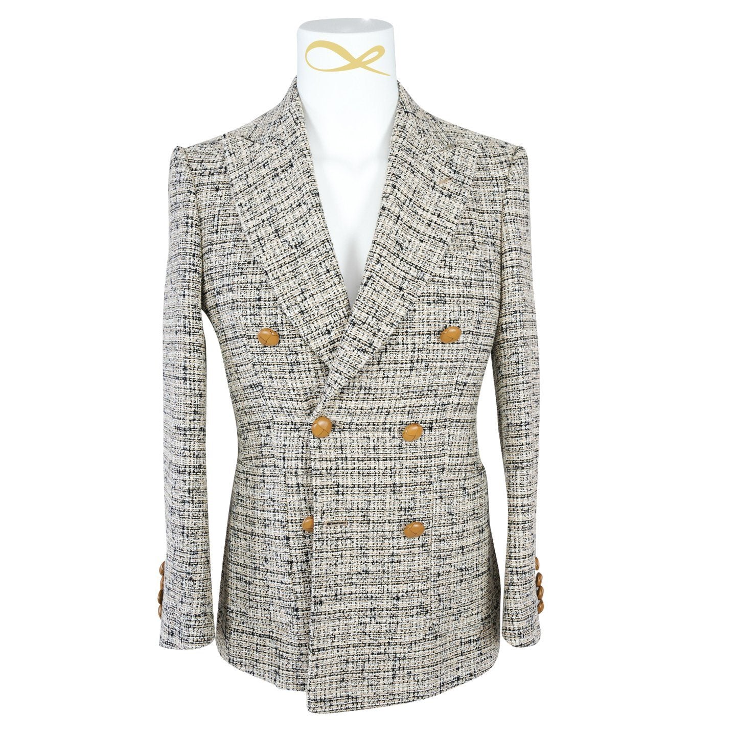Biscotti Tweed Double Breasted Jacket @ The Vault-4