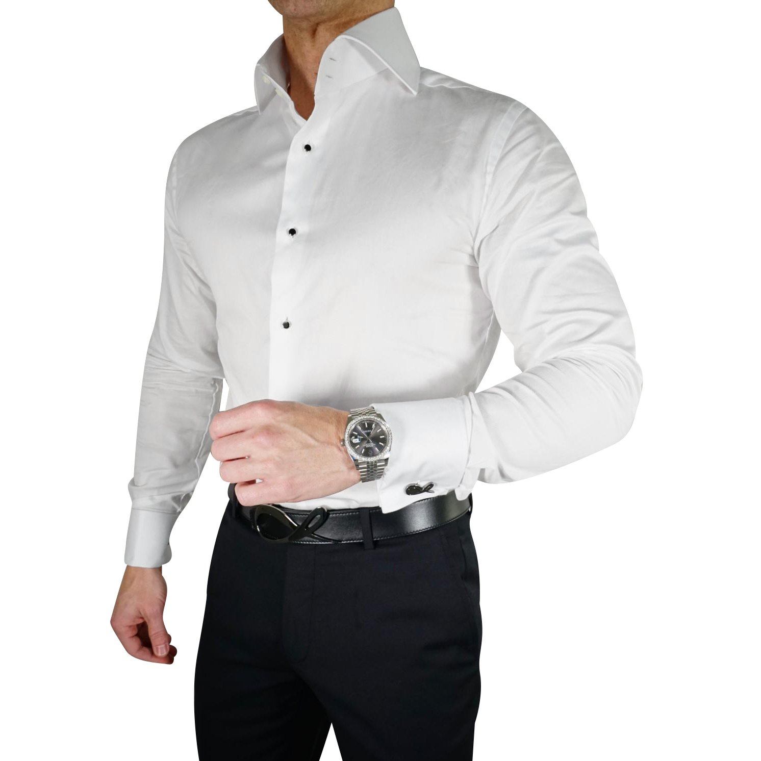 White Classico Tuxedo Shirt @ The Vault