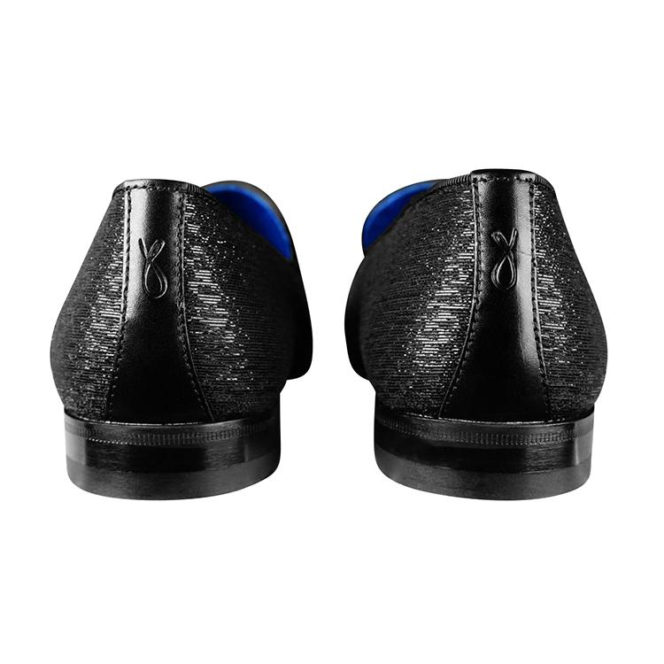 Black Diamante Tassel Loafer @ The Vault-9