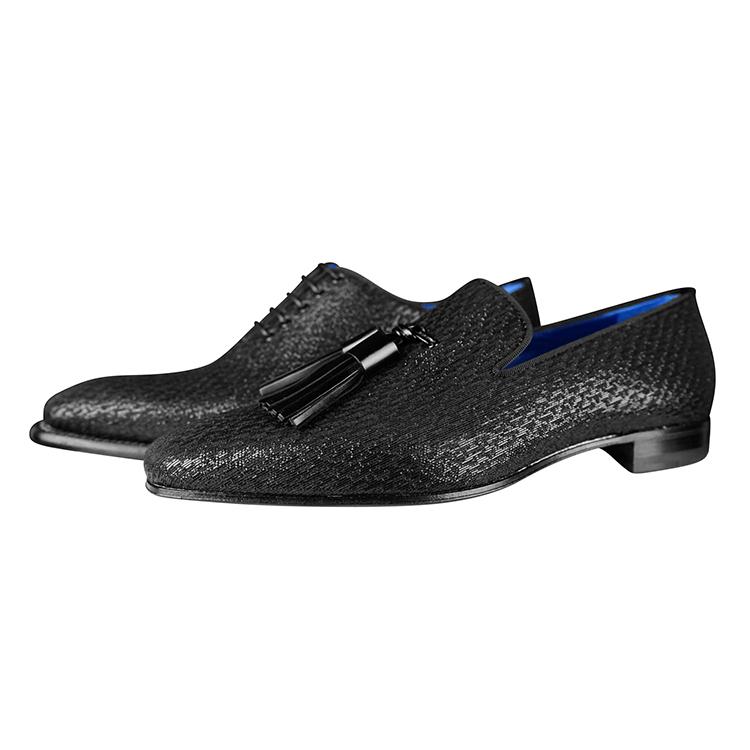 Black Diamante Tassel Loafer @ The Vault-10