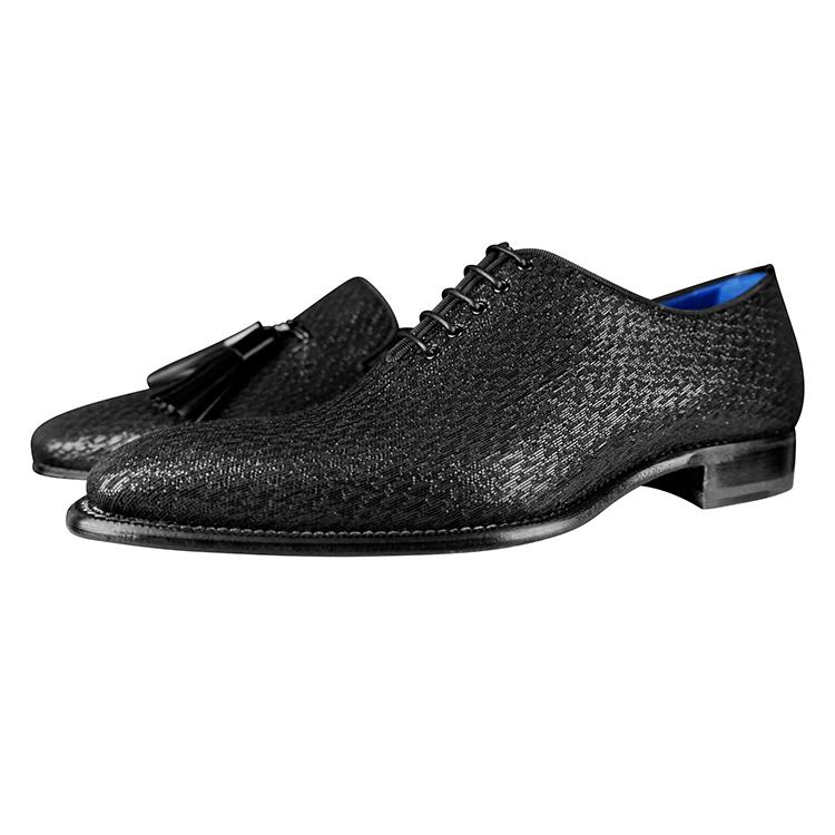 Black Diamante Lace Ups-10