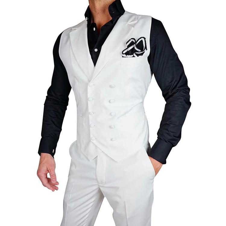 White Gemelli Waistcoat @ The Vault
