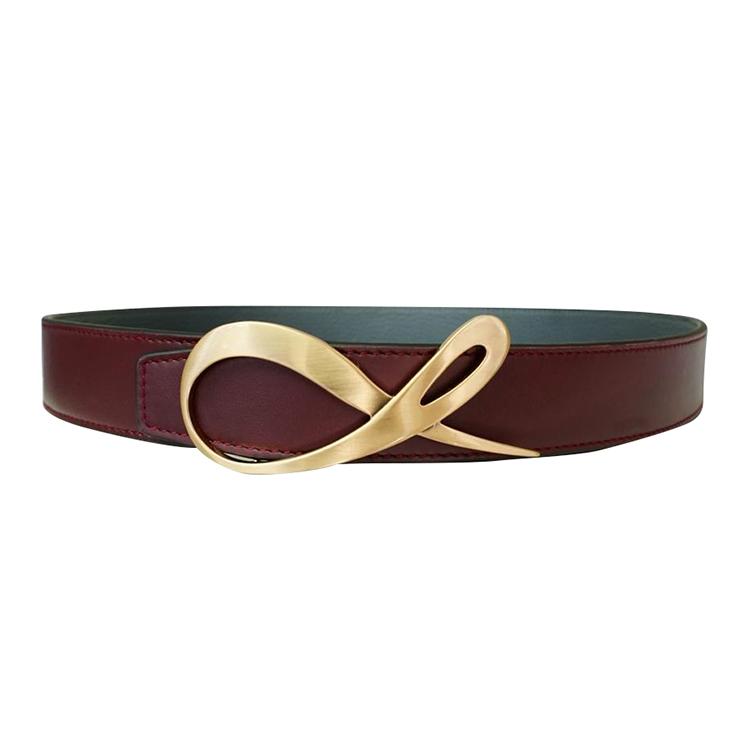 Classica Grafite Bordo Rose Gold Belt