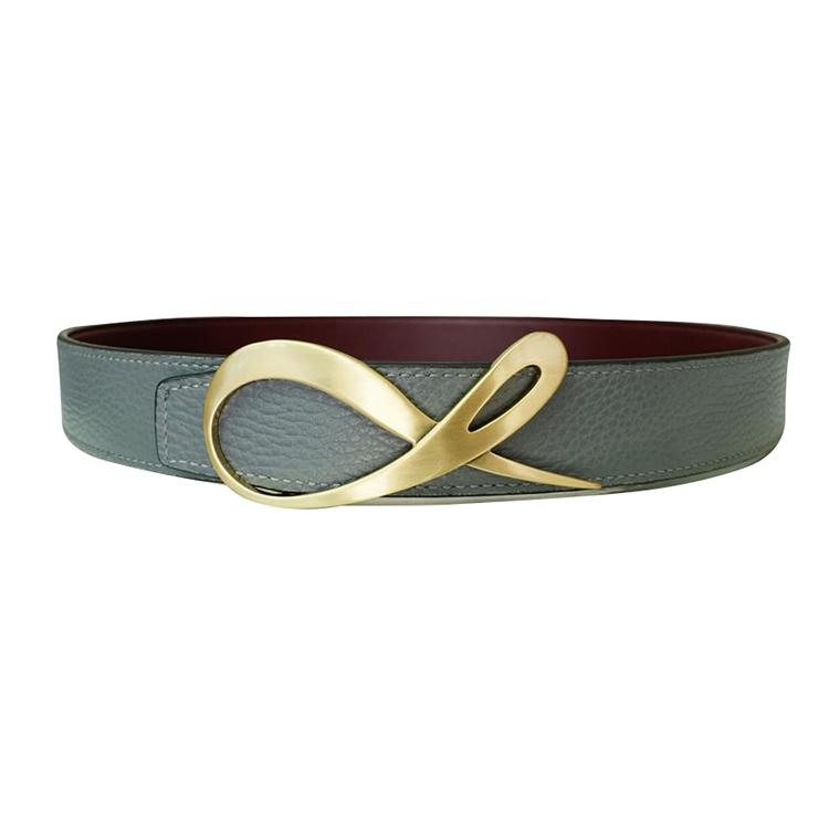 Classica Grafite Bordo Yellow Gold Belt