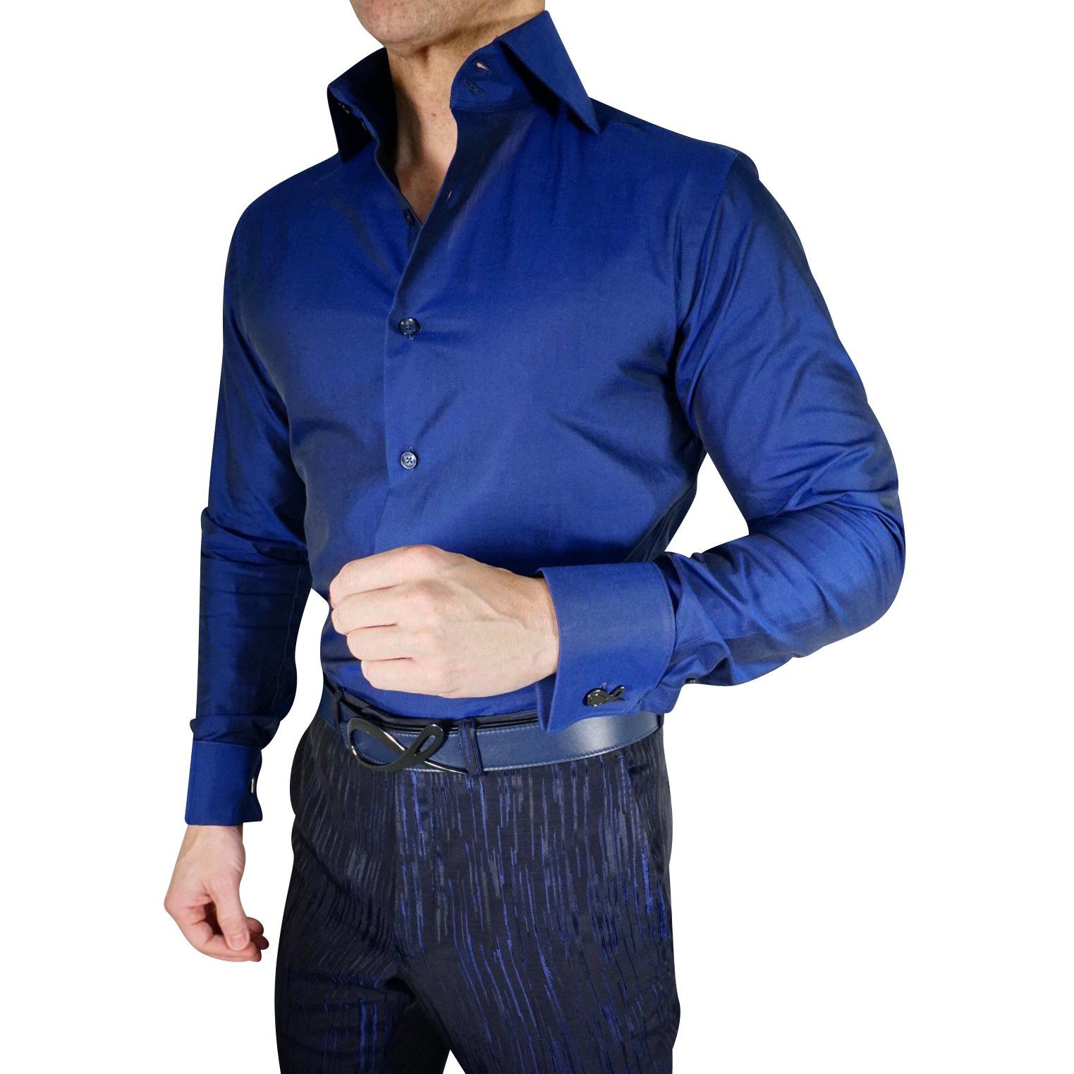Mare Blue Weavetex Dress Shirt @ The Vault-1