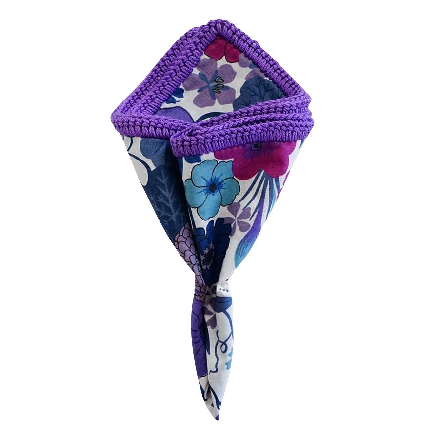 Purple Orchidea with Purple Signature Border-1