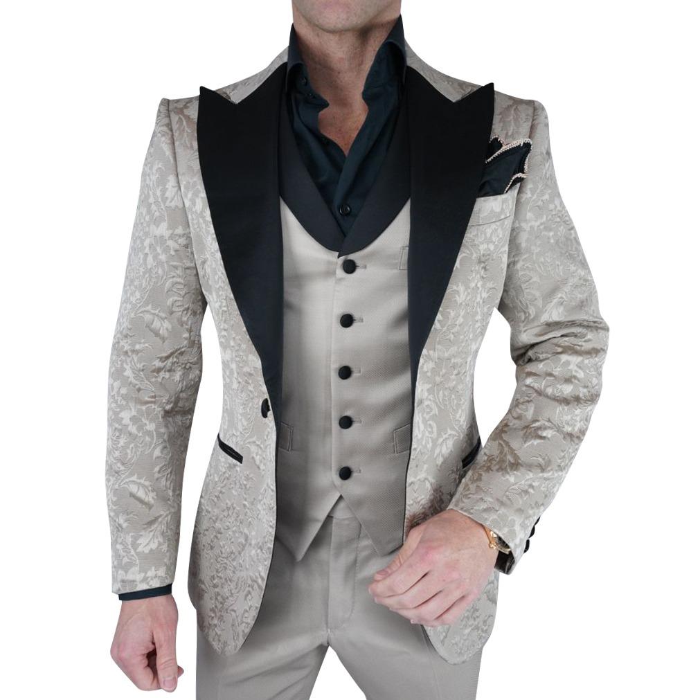 Champagne Oro Fiore and Black Jacket-4