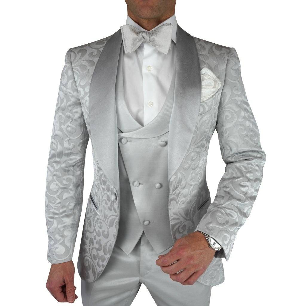 Silver Paisley Dinner Jacket-4