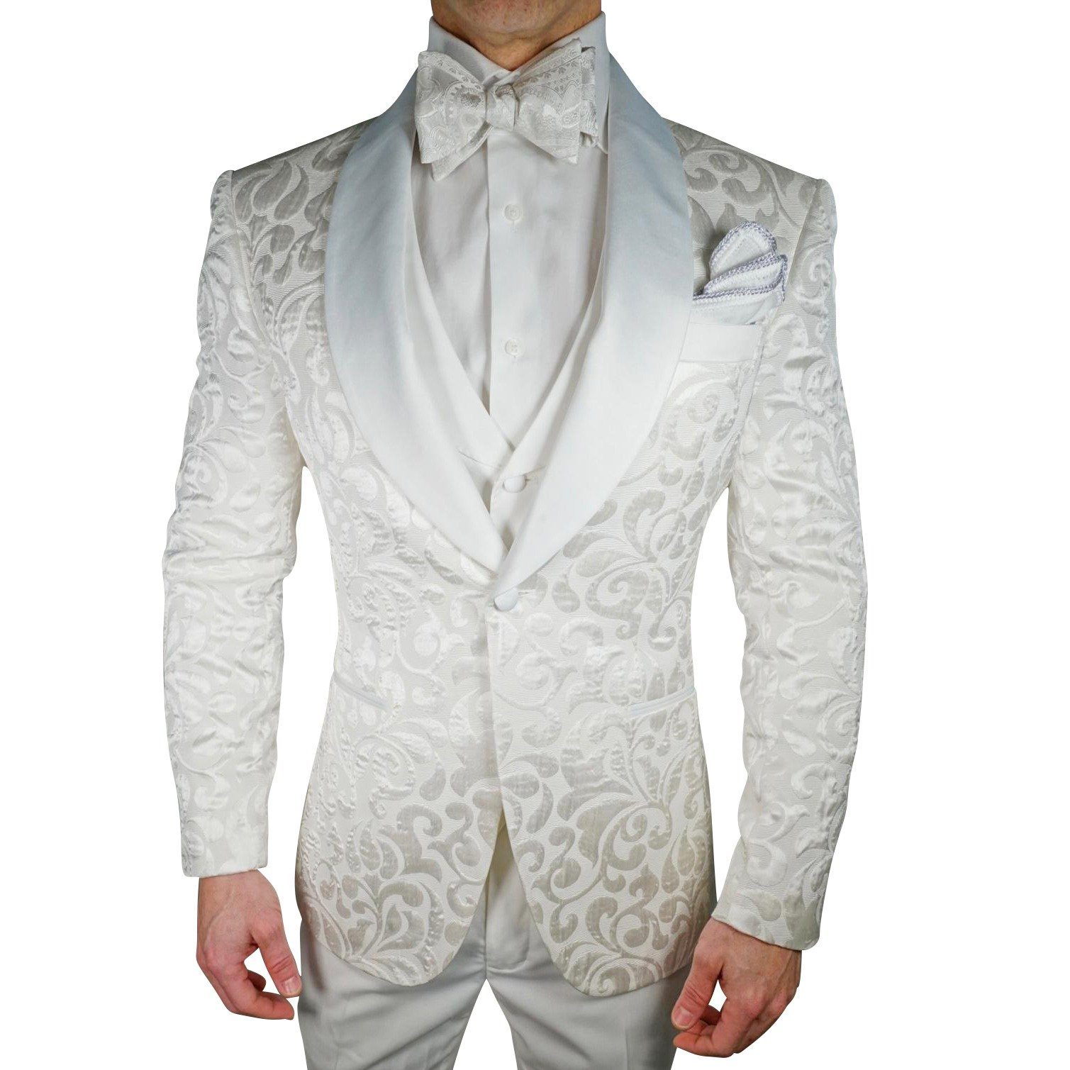 Vanilla Paisley Dinner Jacket-4