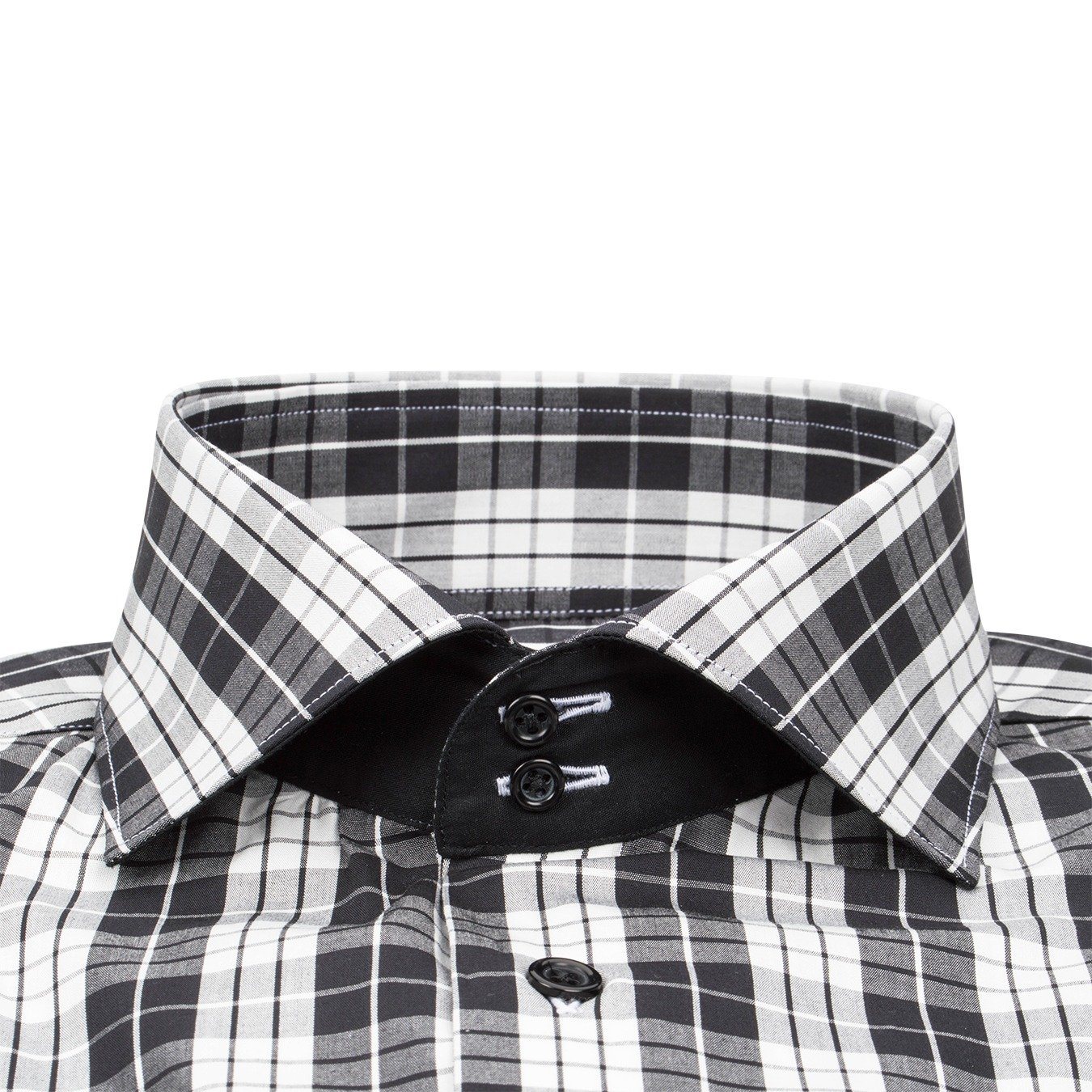 Charcoal Plaid Short Sleeve Shirt-3