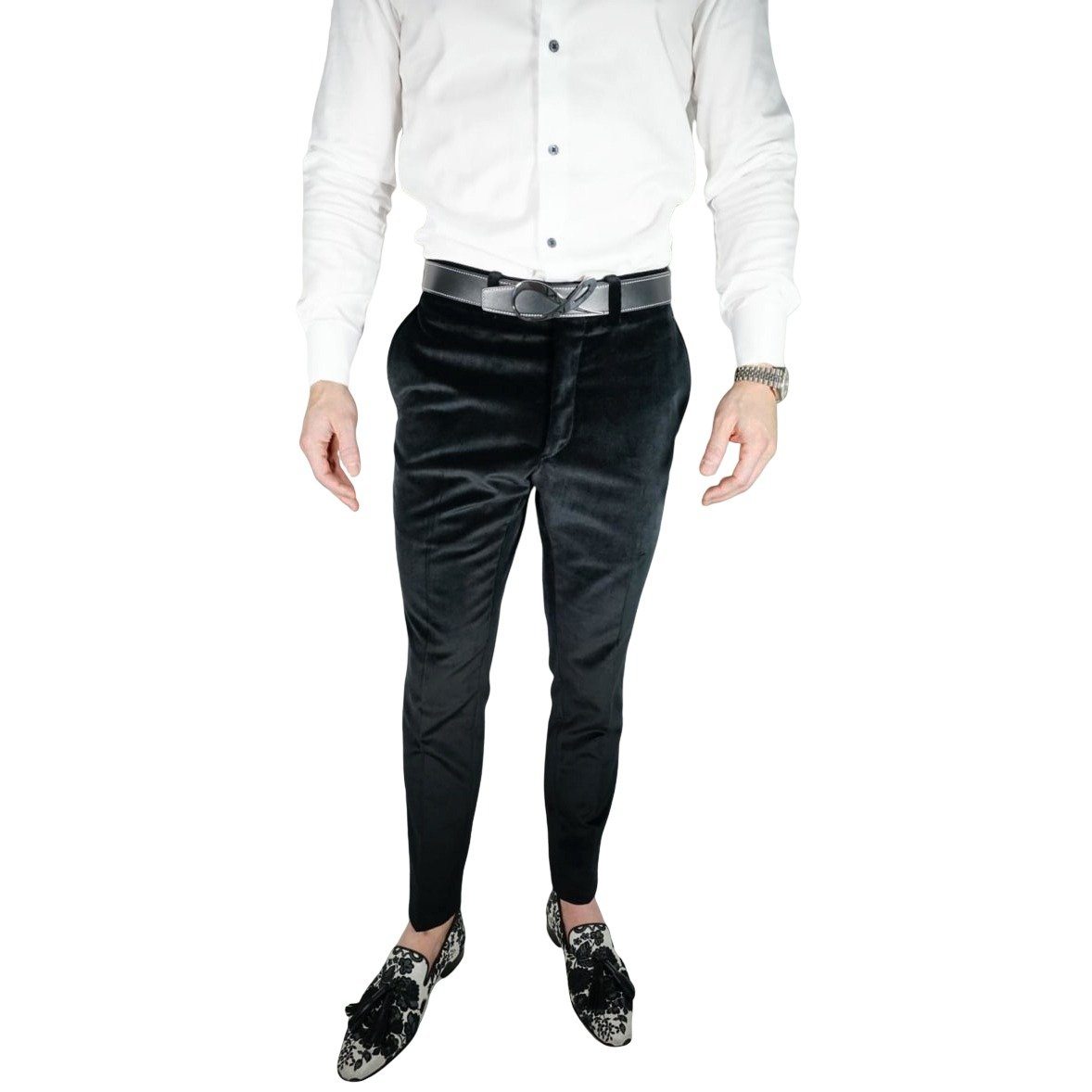 Black Velvet Trousers @ The Vault