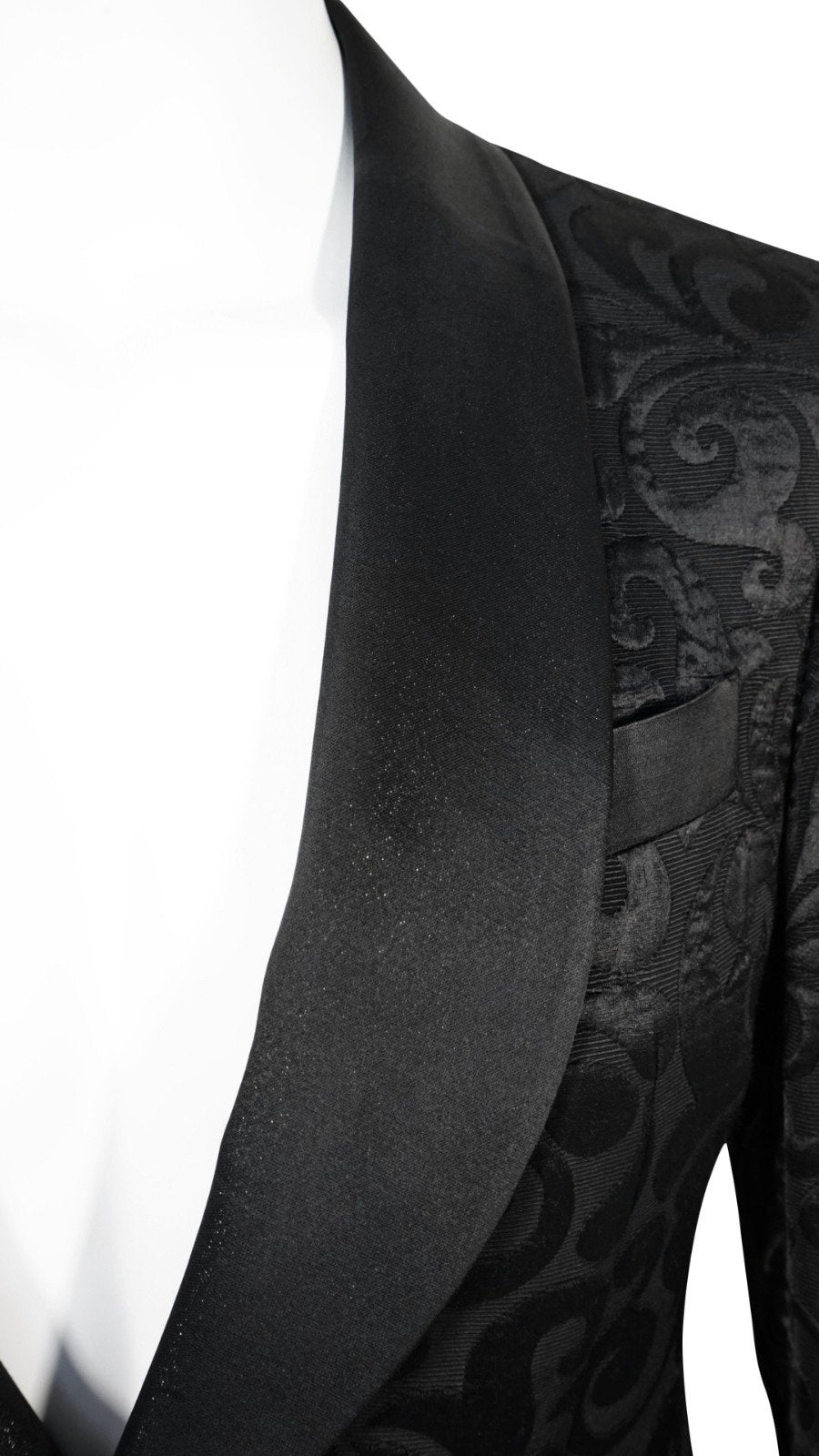 Black Paisley Dinner Jacket-6