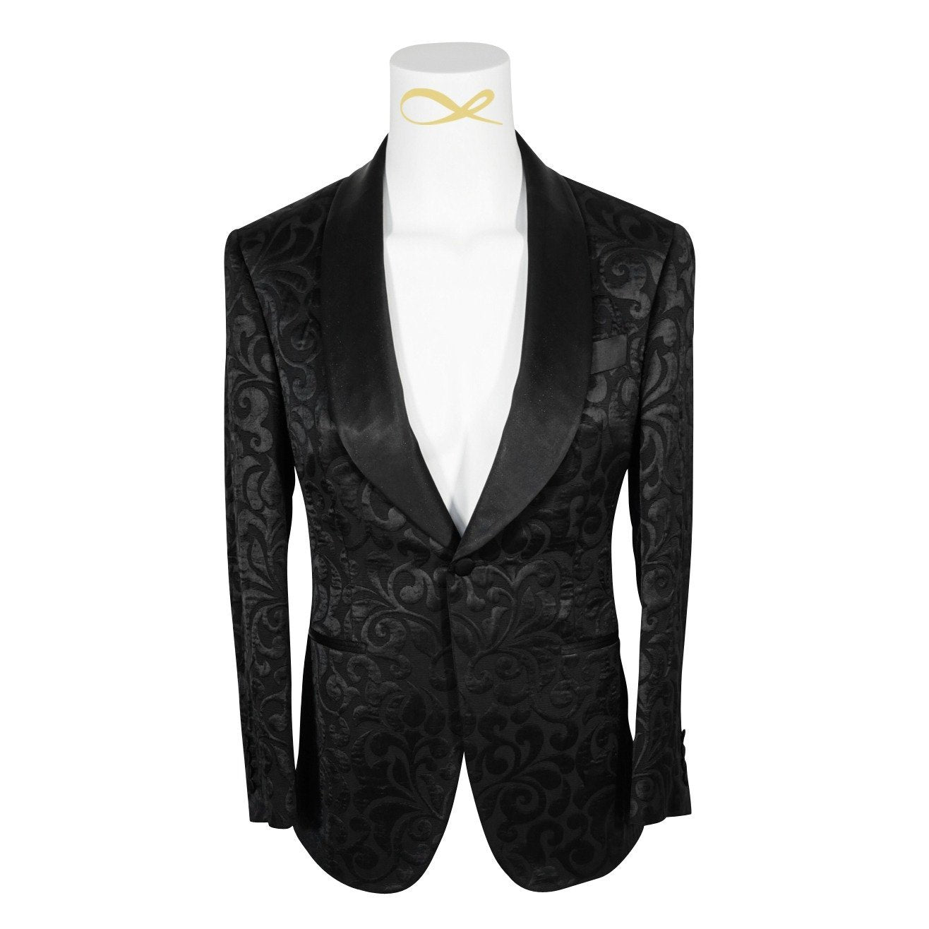 Black Paisley Dinner Jacket-5