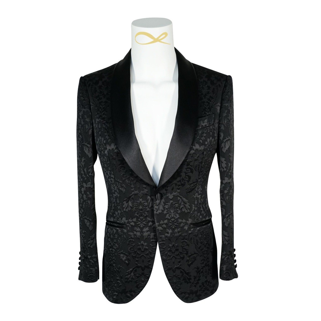 Black Fiore Dinner Jacket-5