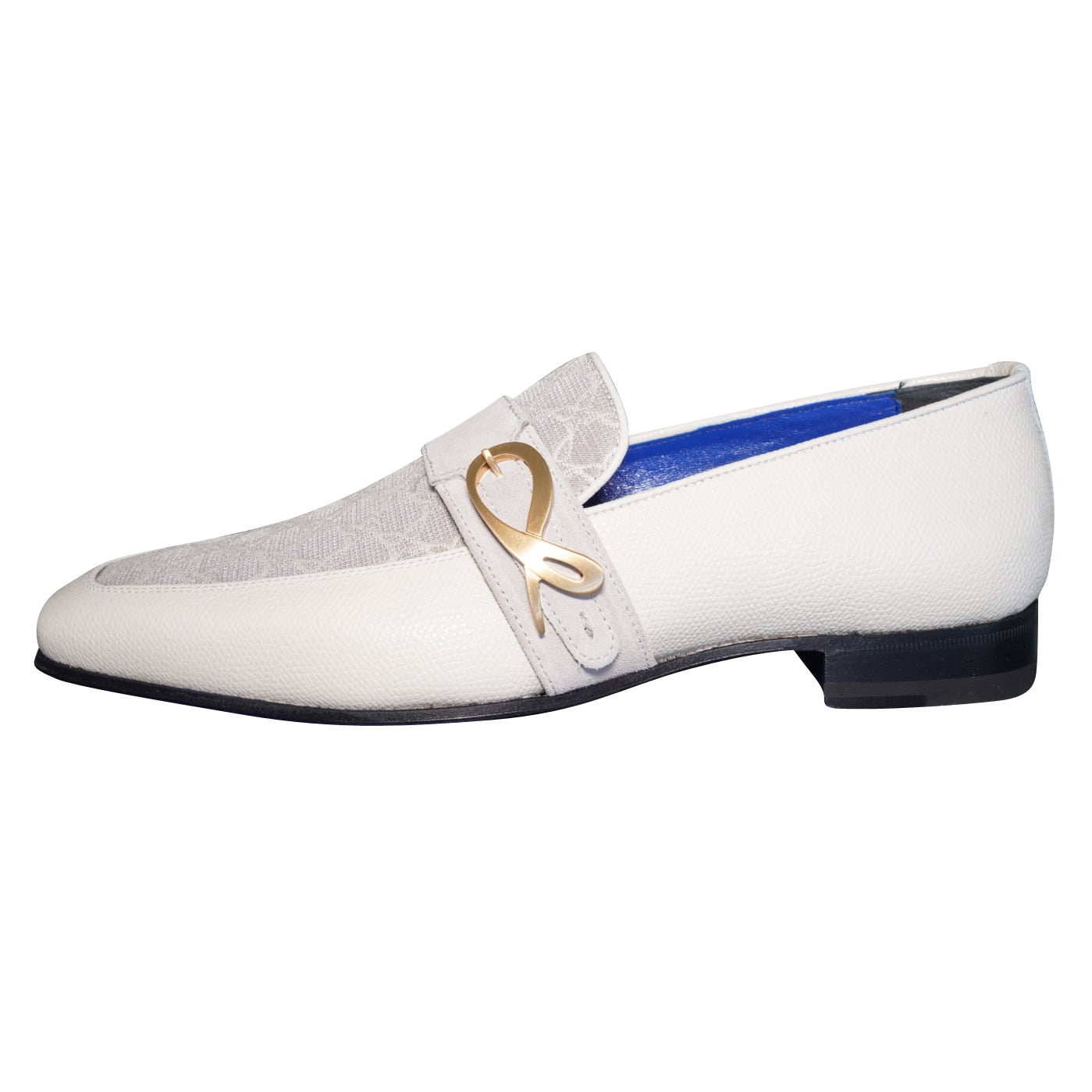 Tortora Logo Monk Strap Loafer With Gold Buckle-7