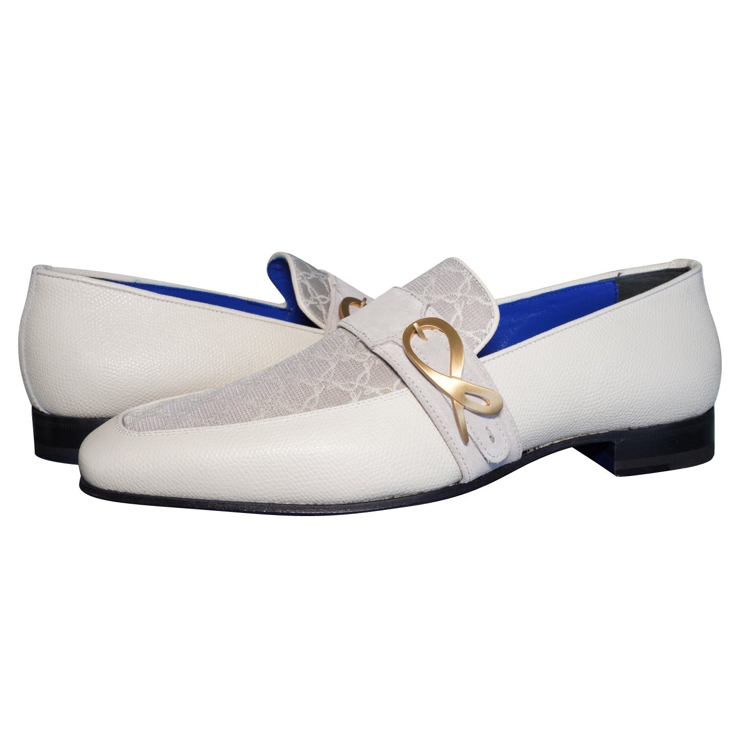 Tortora Logo Monk Strap Loafer With Gold Buckle-4