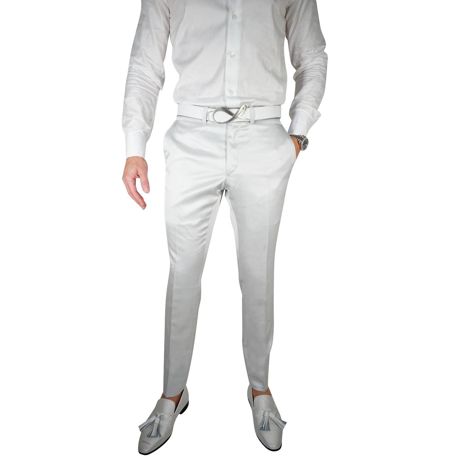 Silver Lucentezza Trousers-3