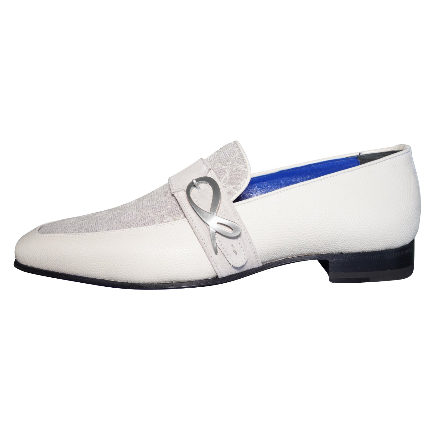 Tortora Logo Monk Strap Loafer With Silver Buckle @ The Vault-7