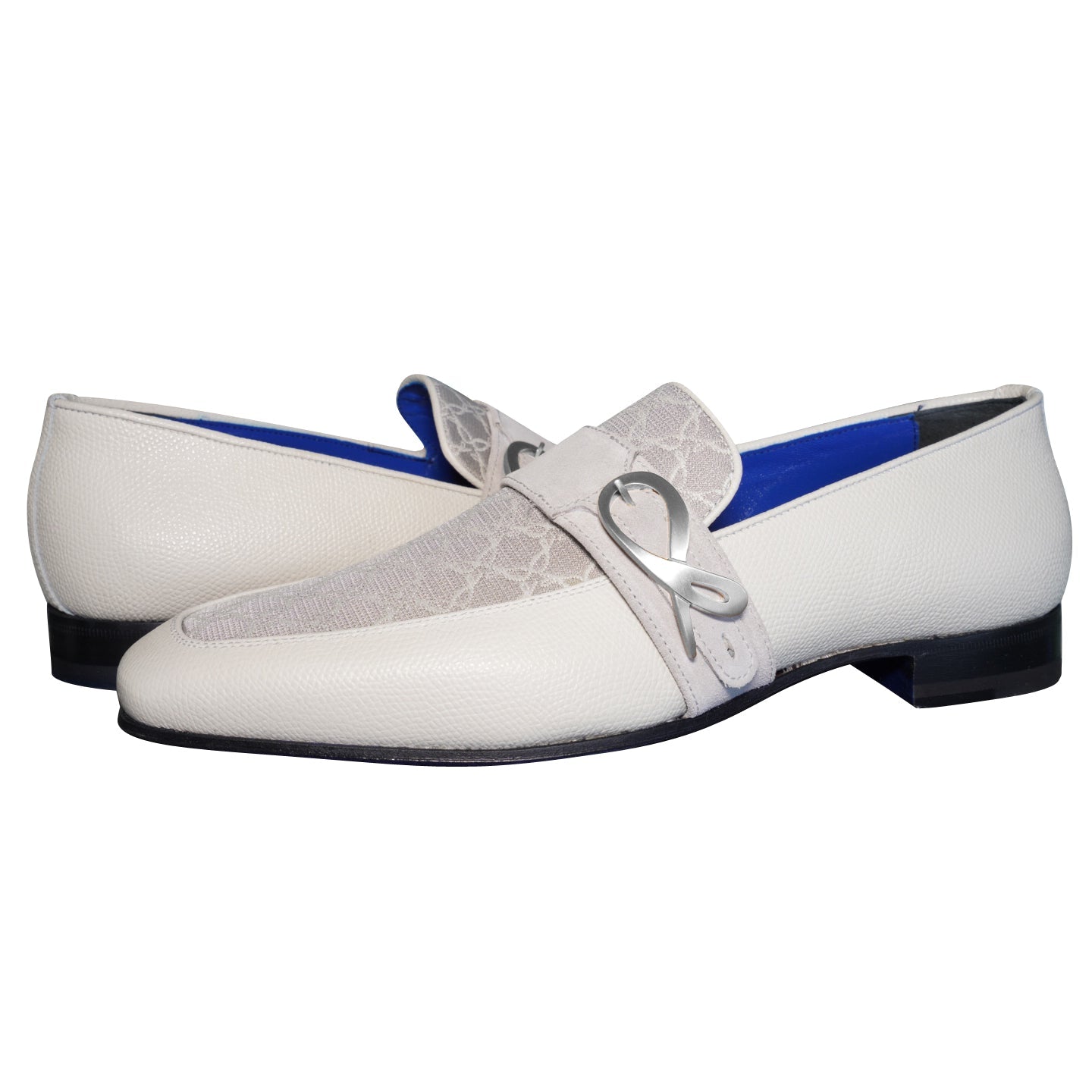 Tortora Logo Monk Strap Loafer With Silver Buckle @ The Vault-4