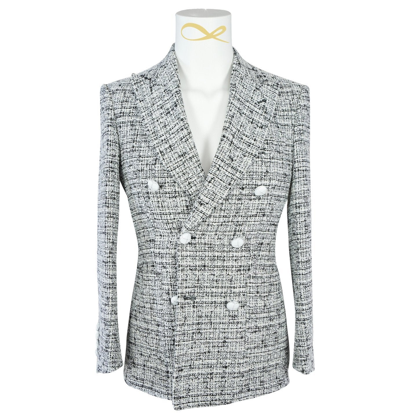 Aspen Inverno Tweed Double Breasted Jacket @ The Vault-4