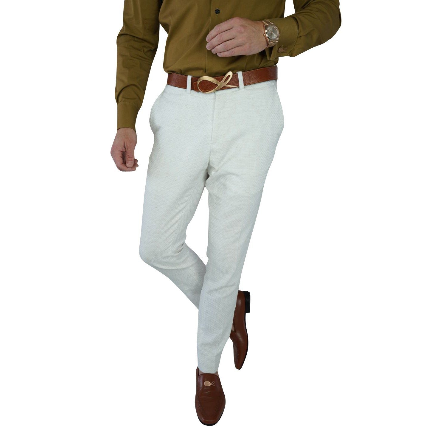 Coconut Intreccio Trousers @ The Vault