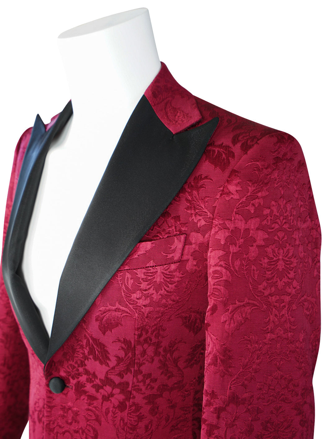 Burgundy & Black Fiore Jacket-6