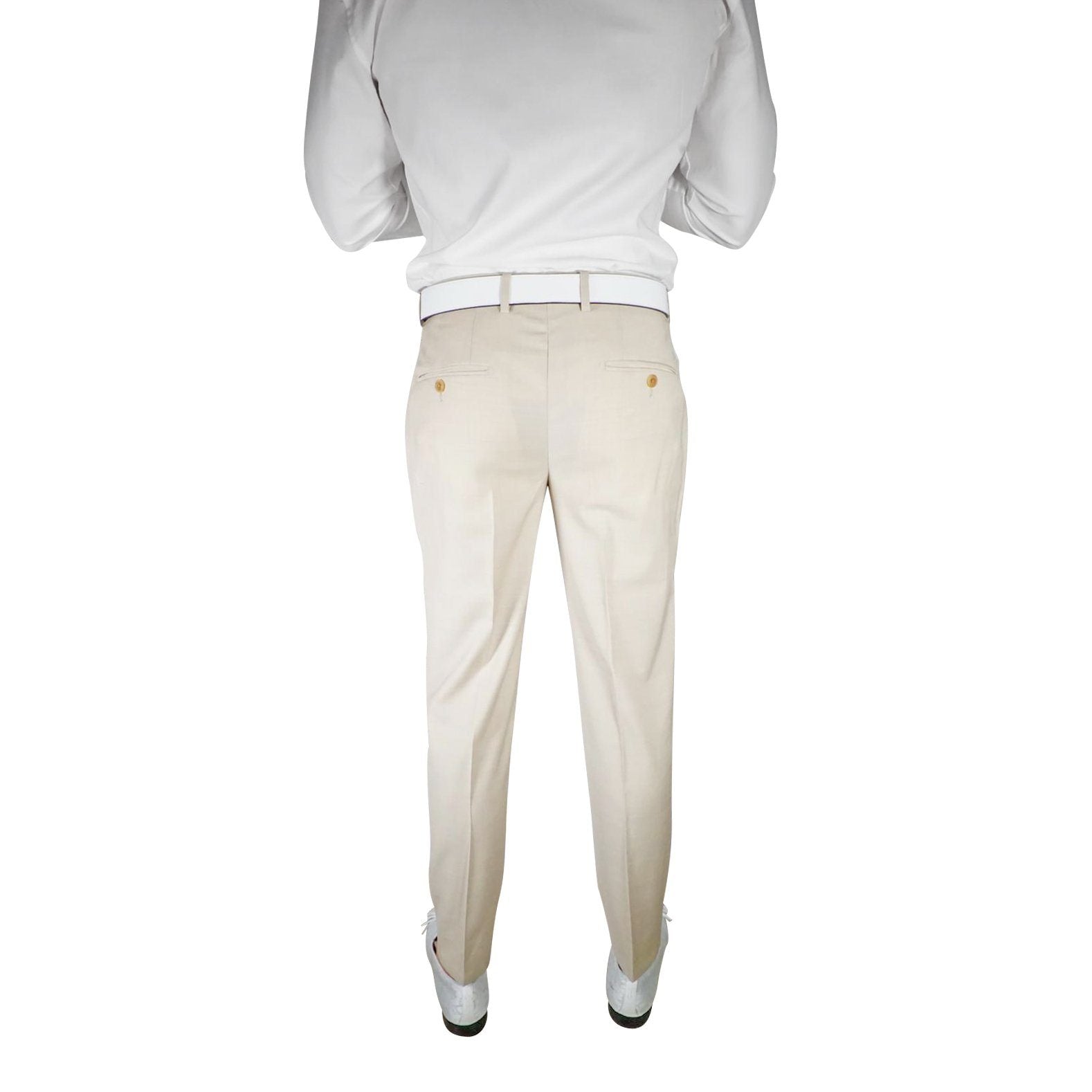 S by Sebastian Khaki Crema Trousers @ The Vault-4