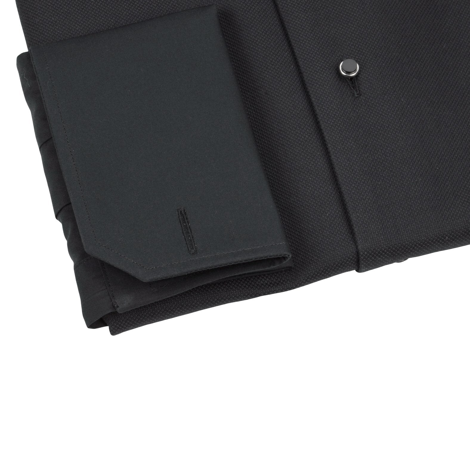 Black Evento Tuxedo Shirt-4