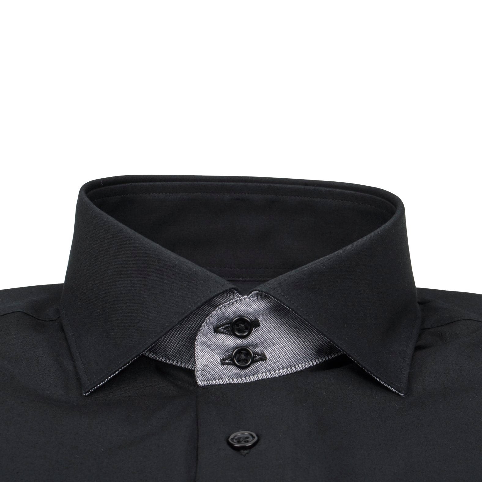 Black Gunmetal Short Sleeve Shirt-3