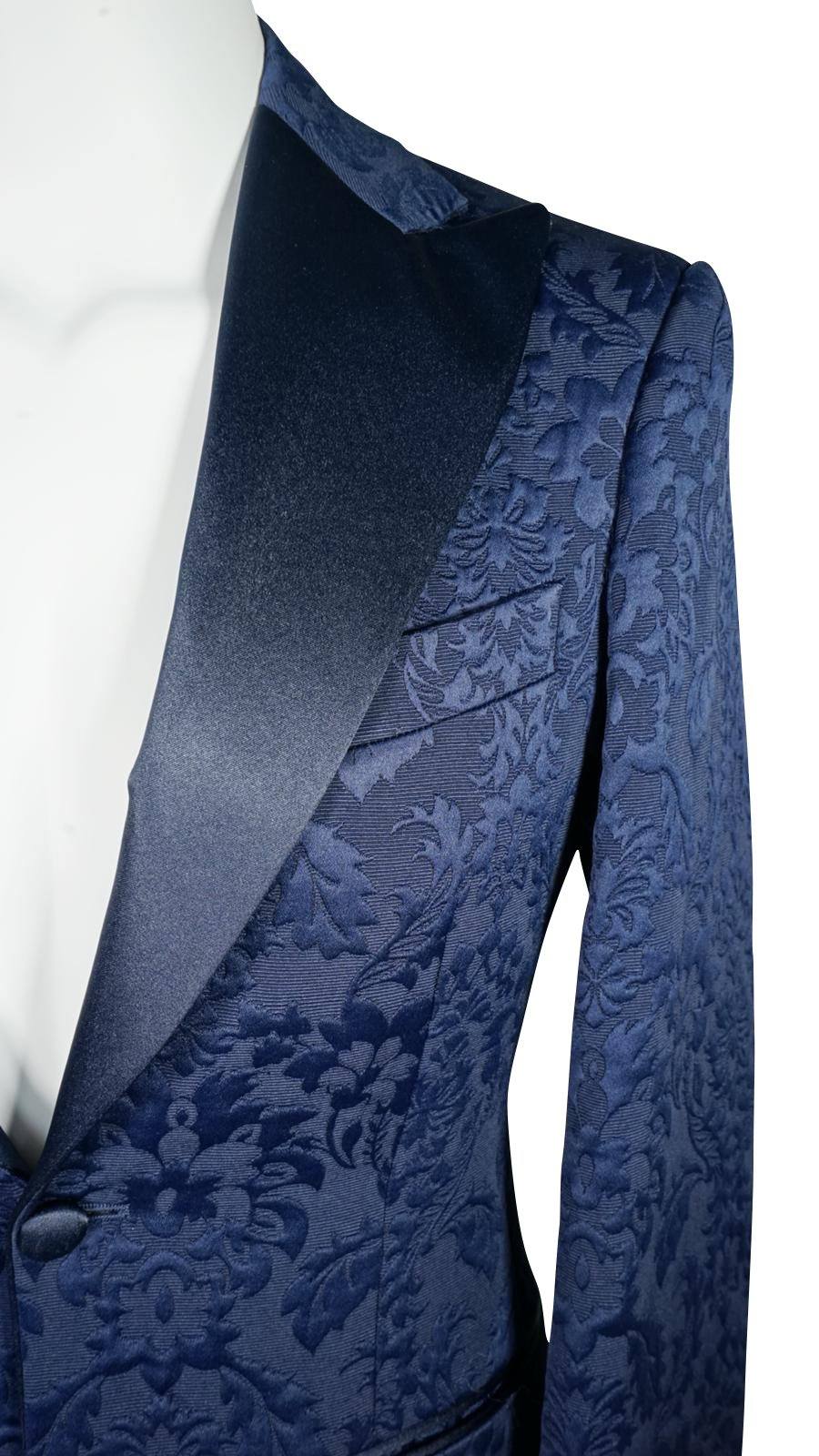 Navy Blue Fiore Jacket-6